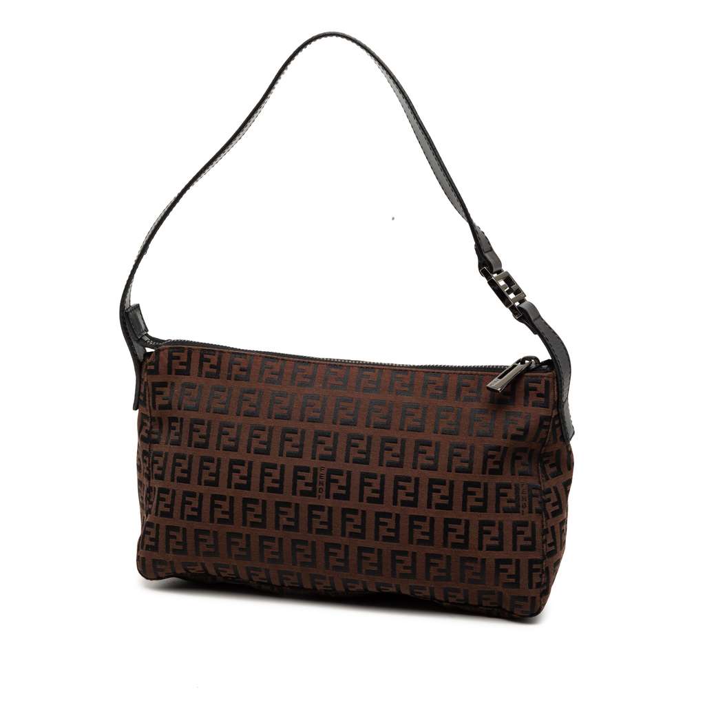 Fendi Zucchino Canvas Pochette - 2