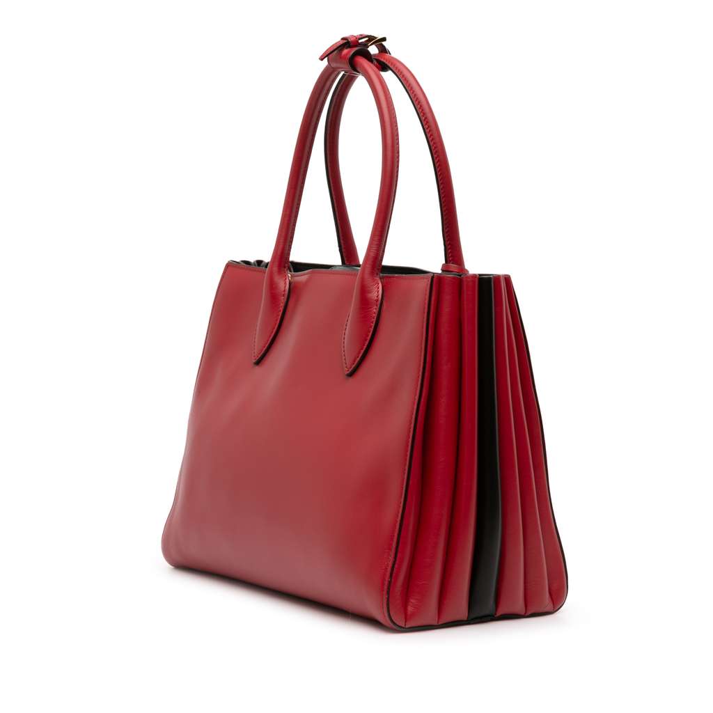 Prada City Calf Bibliotheque Satchel - 2