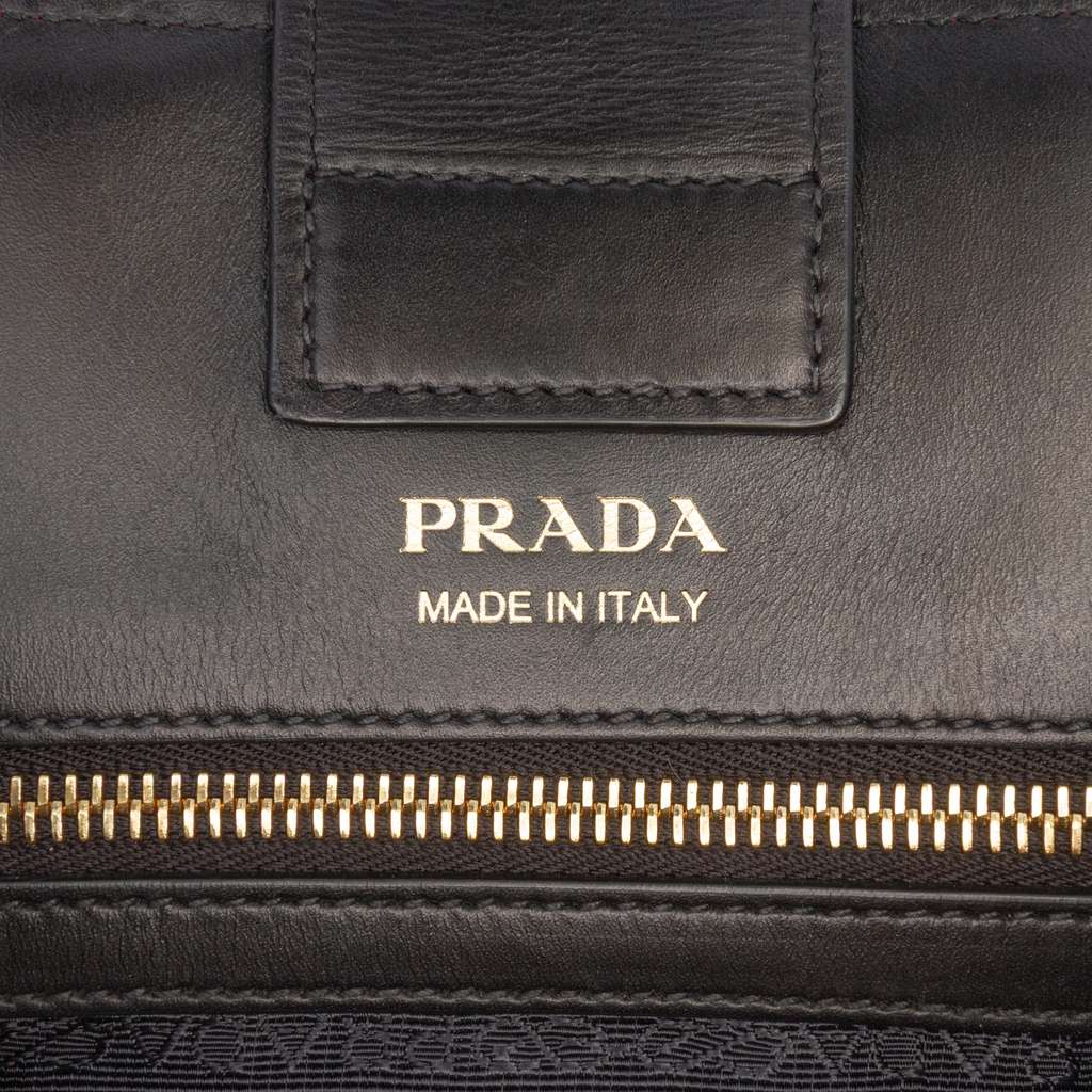 Prada City Calf Bibliotheque Satchel - 5