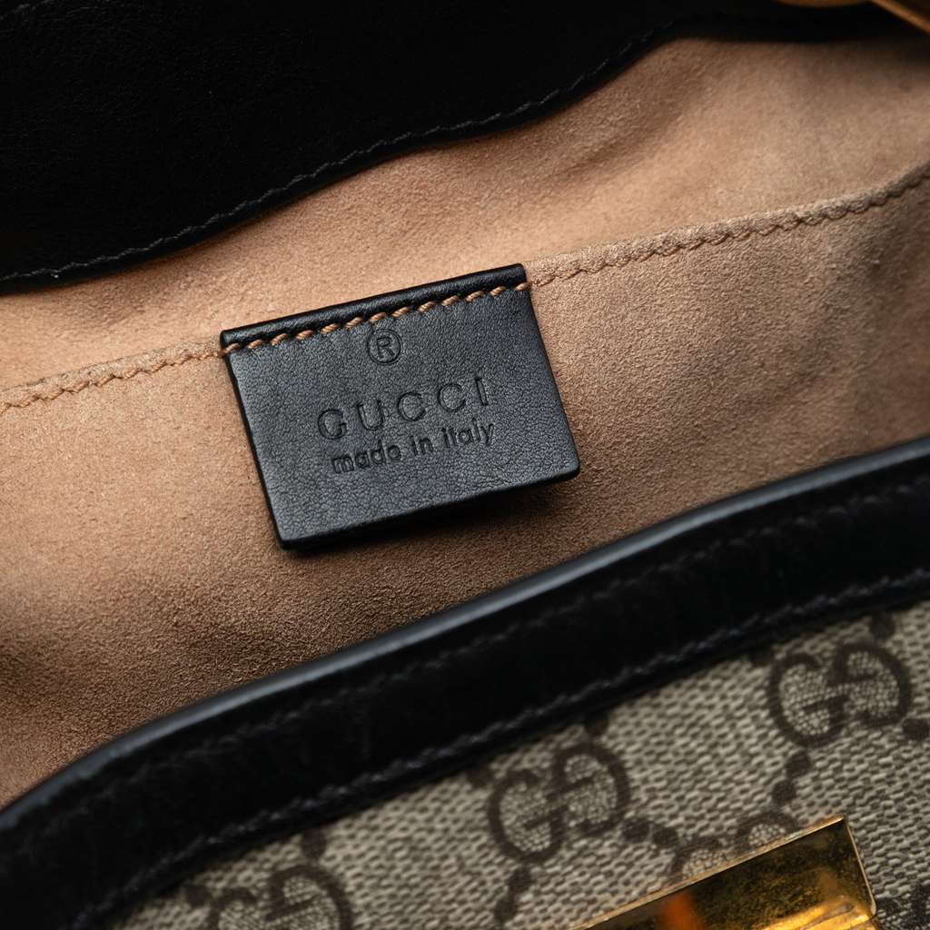 Gucci Small GG Supreme Padlock Tote - 5