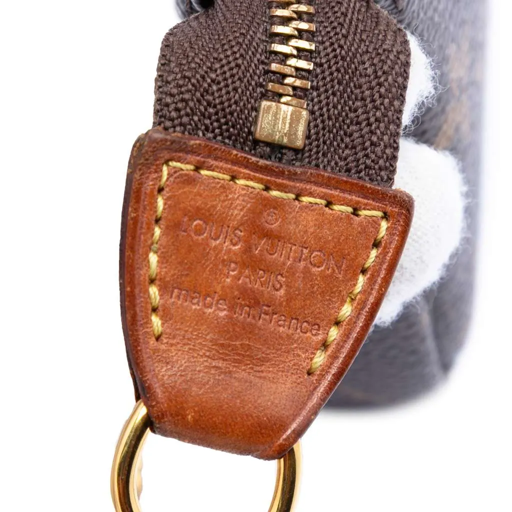 Louis Vuitton Monogram Mini Pochette Accessoires Brown Very good - Box View