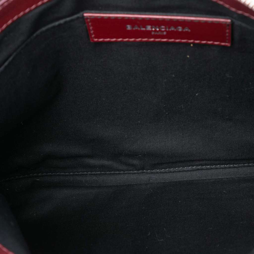 Balenciaga M Canvas Navy Clip Clutch - 4