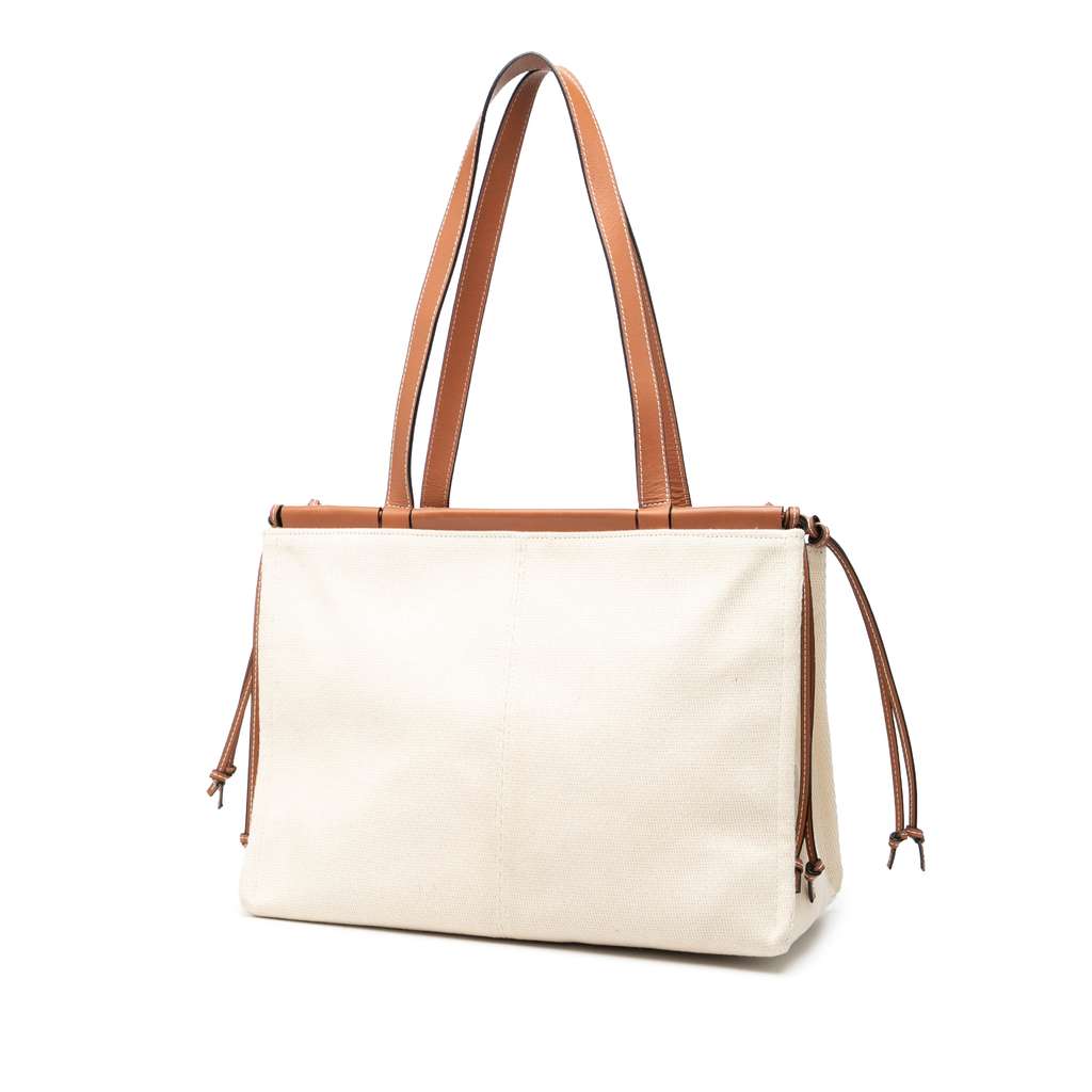 Loewe Small Canvas Cushion Tote - 2