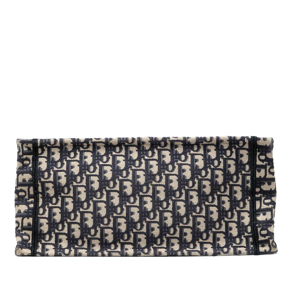 Dior Medium Oblique Embroidered Canvas Book Tote - 3