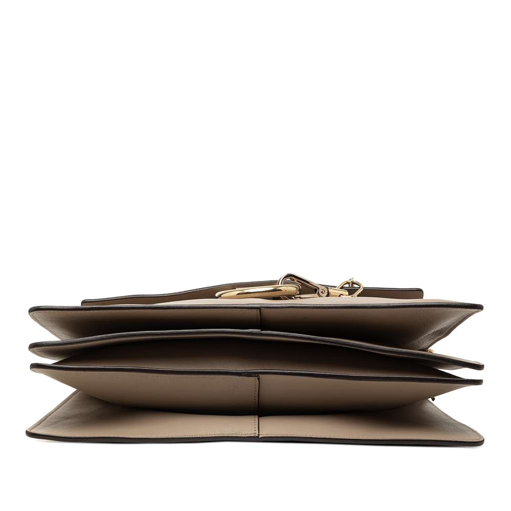 Chloé Medium Calfskin and Suede Faye Crossbody - 3