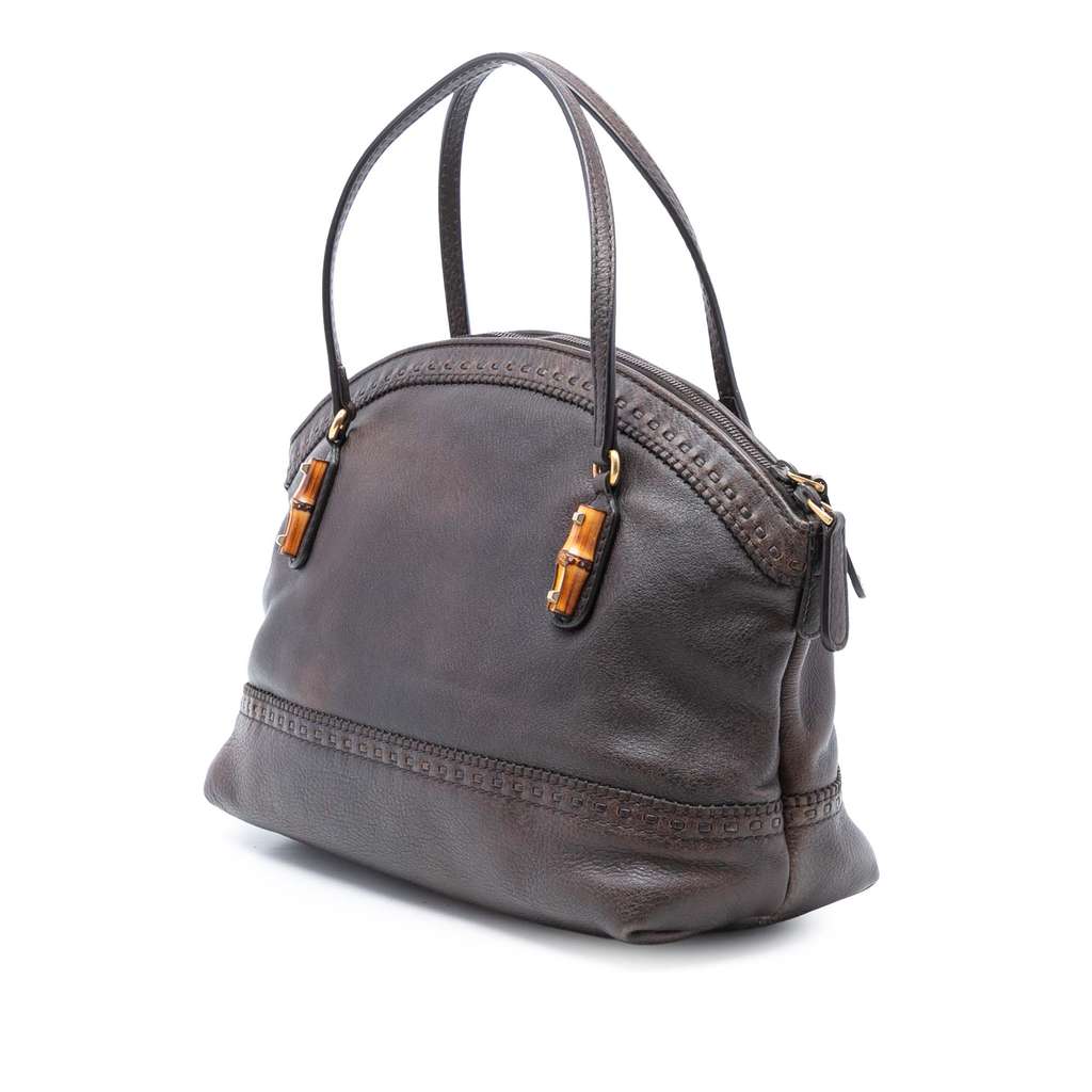 Gucci Leather Laidback Crafty Handbag - 2