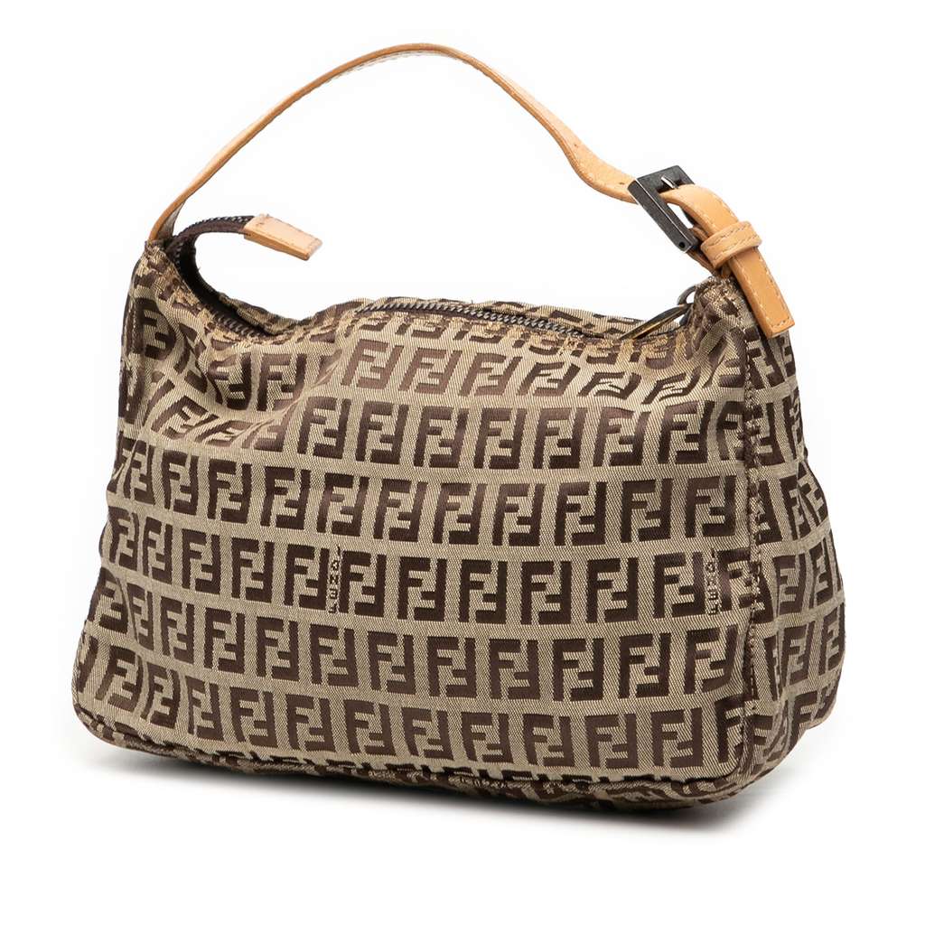 Fendi Zucchino Canvas Handbag - 2
