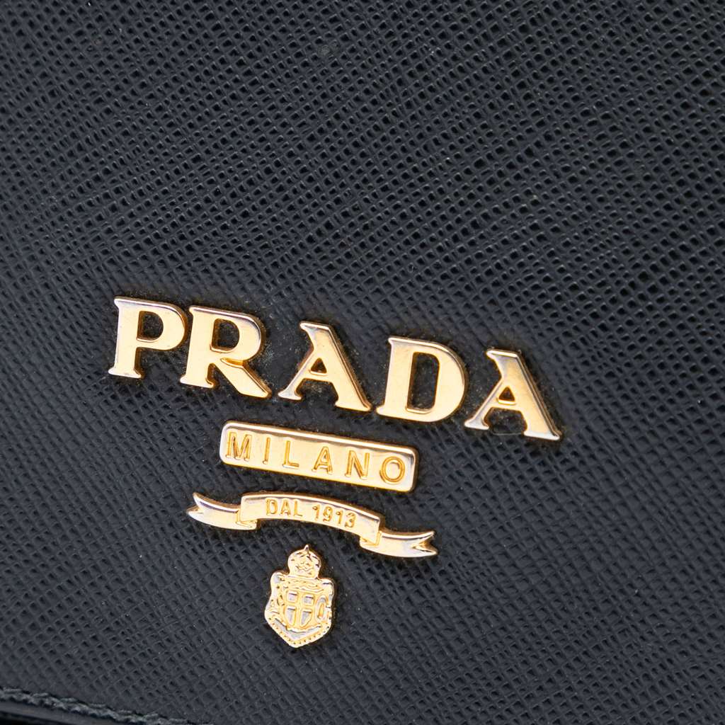 Prada Saffiano Wallet On Chain - 5