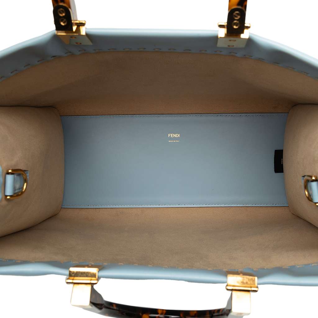 Fendi Medium Leather Sunshine Shopper Tote - 4