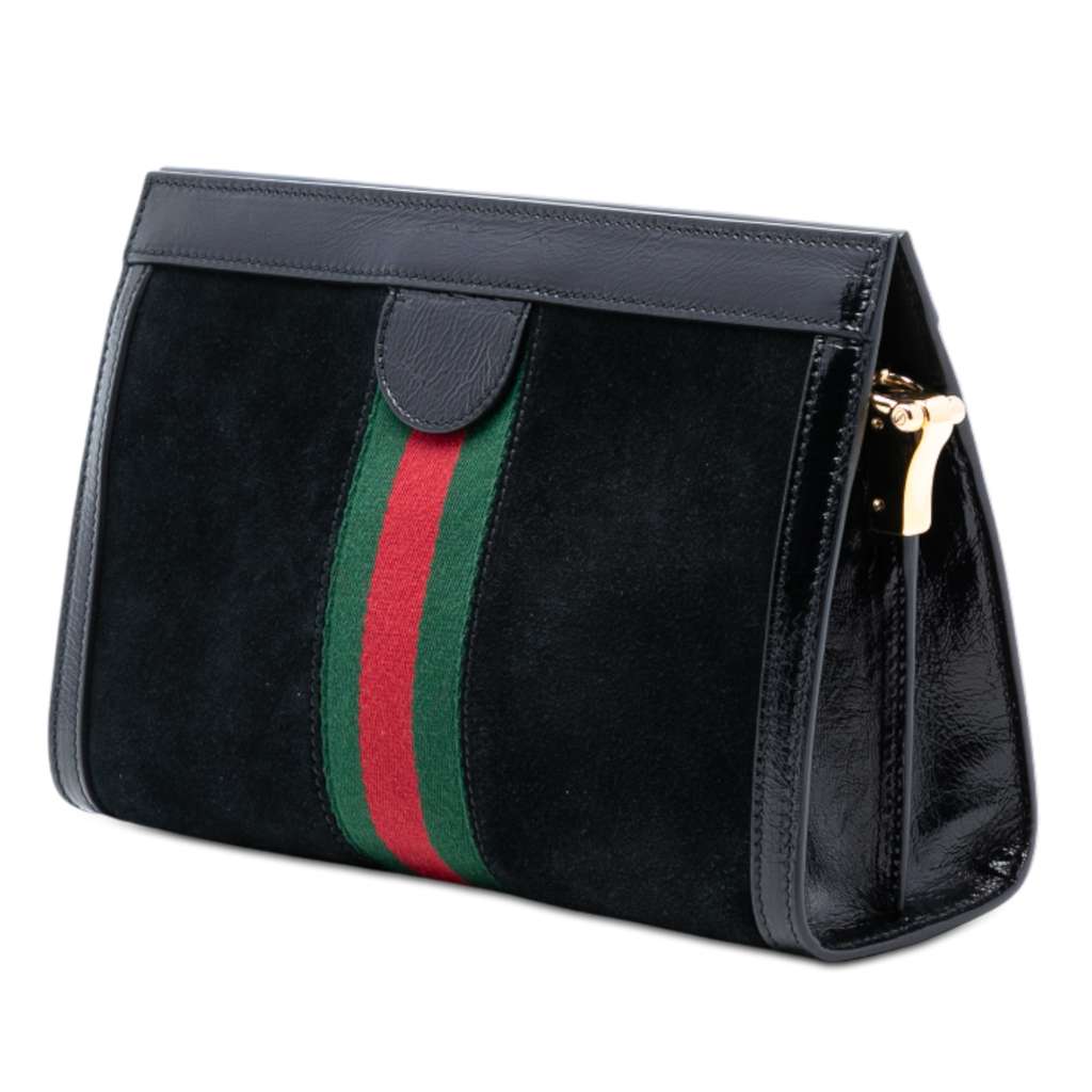 Gucci Small Suede Ophidia Chain Crossbody - 2