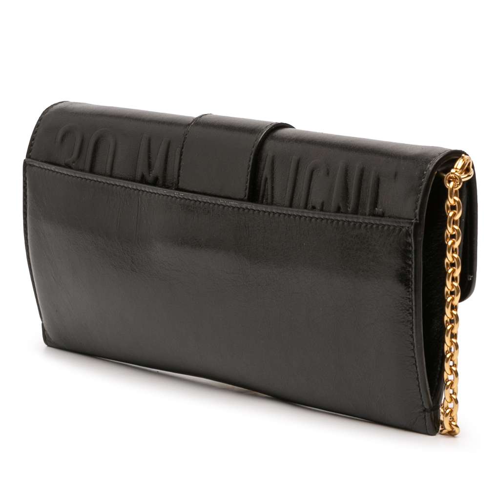 Dior Leather Montaigne 30 Clutch with Chain - 2