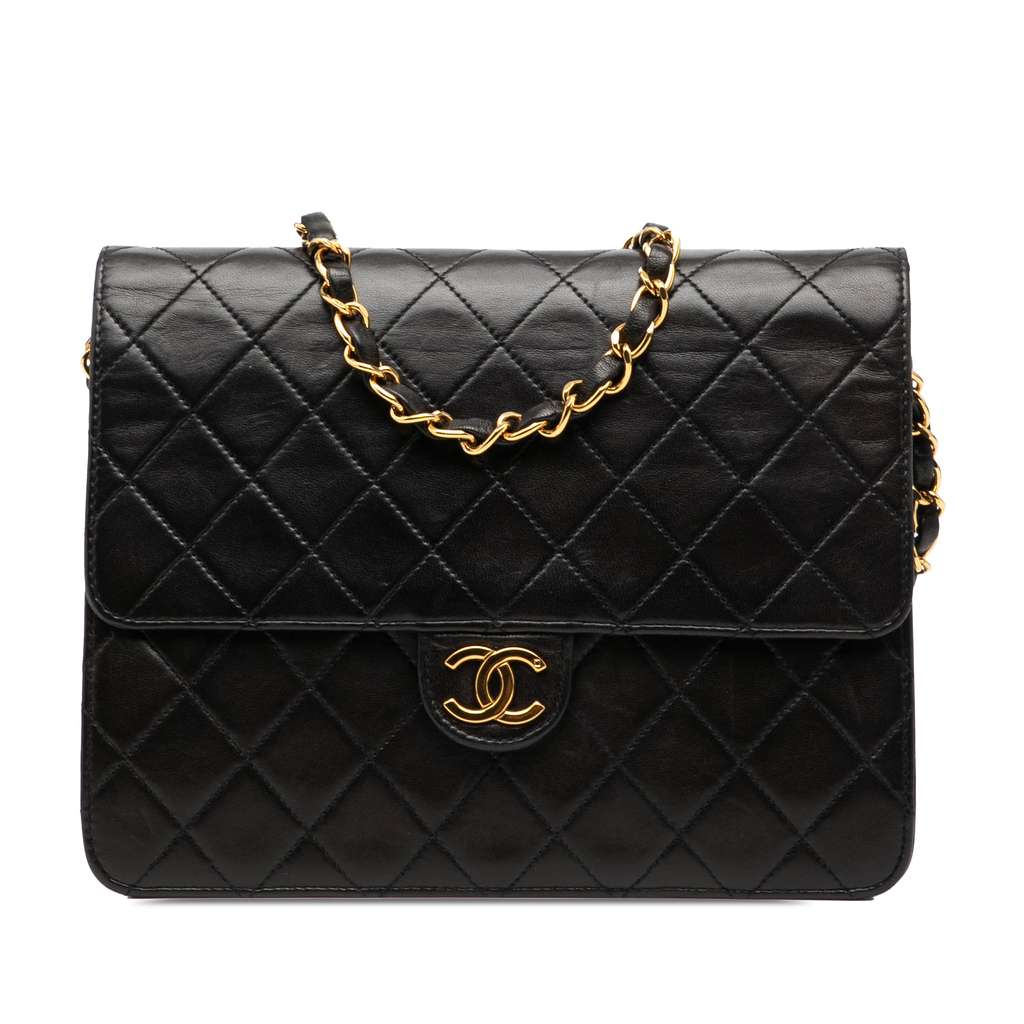 Chanel Small CC Quilted Lambskin Single Flap