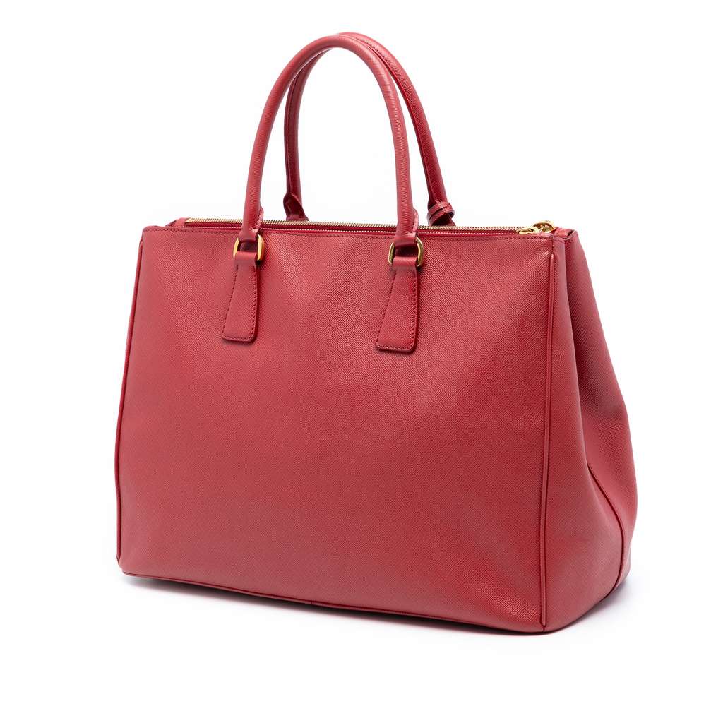 Prada Large Saffiano Lux Galleria Double Zip Satchel - 2