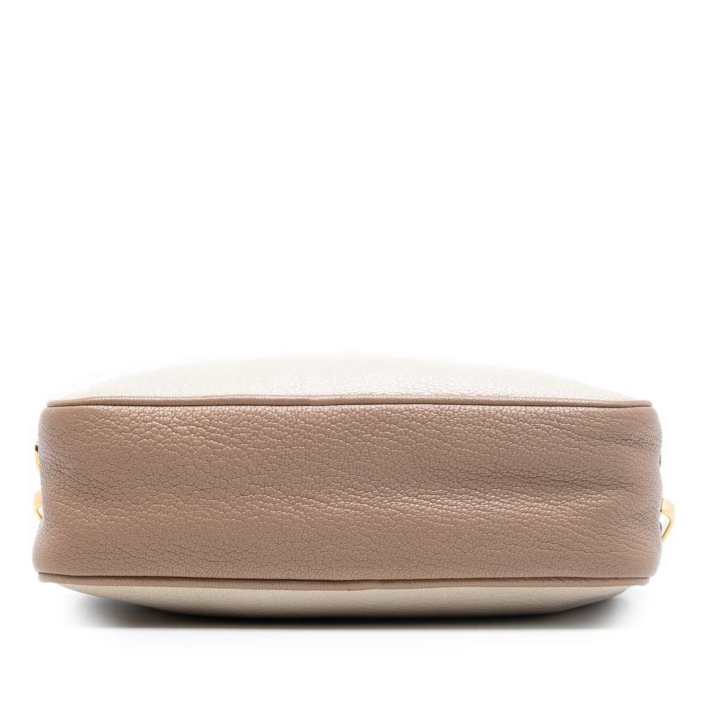 Miu Miu Bicolor Madras Double Zip Camera Bag - 3