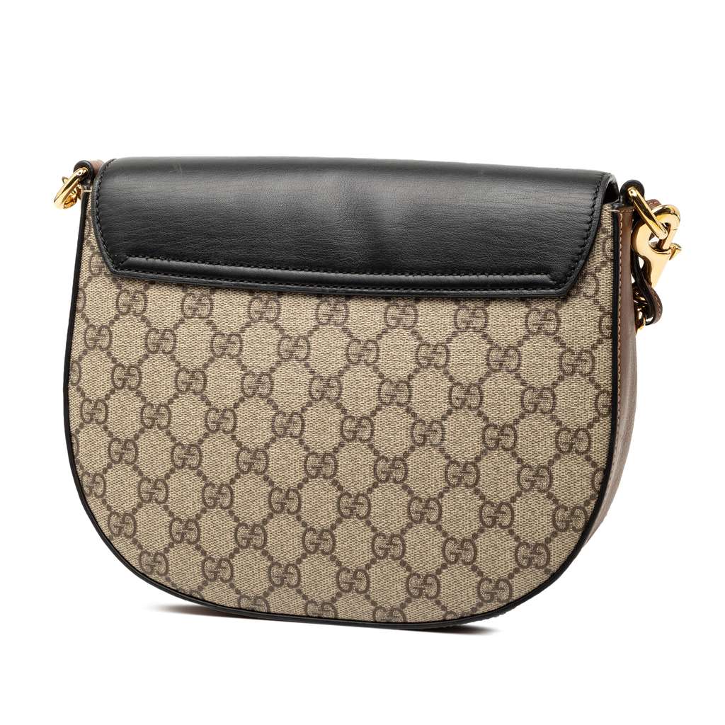 Gucci GG Supreme Web Padlock Crossbody - 2