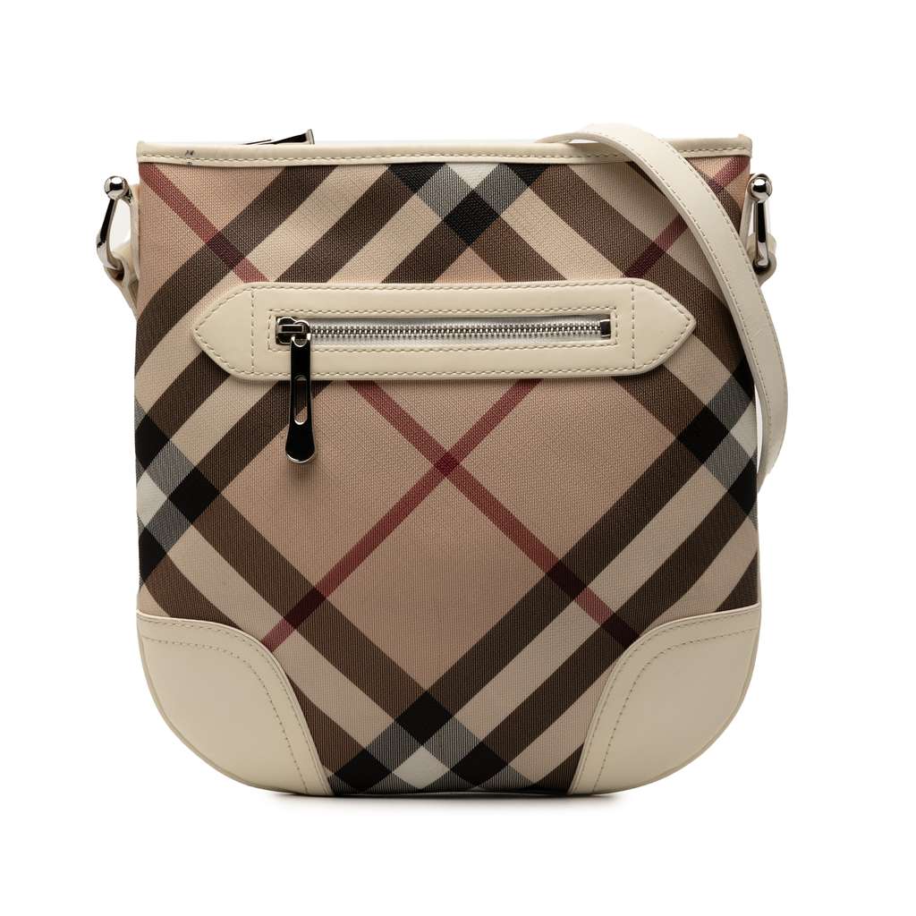 Burberry Supernova Check Coated Canvas Dryden Crossbody