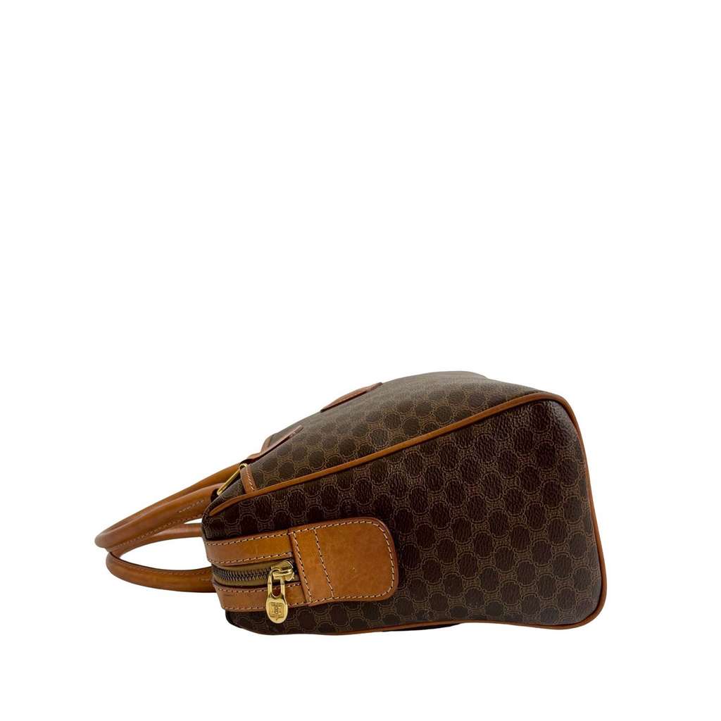 Celine Macadam Coated Canvas Boston Bag - 5