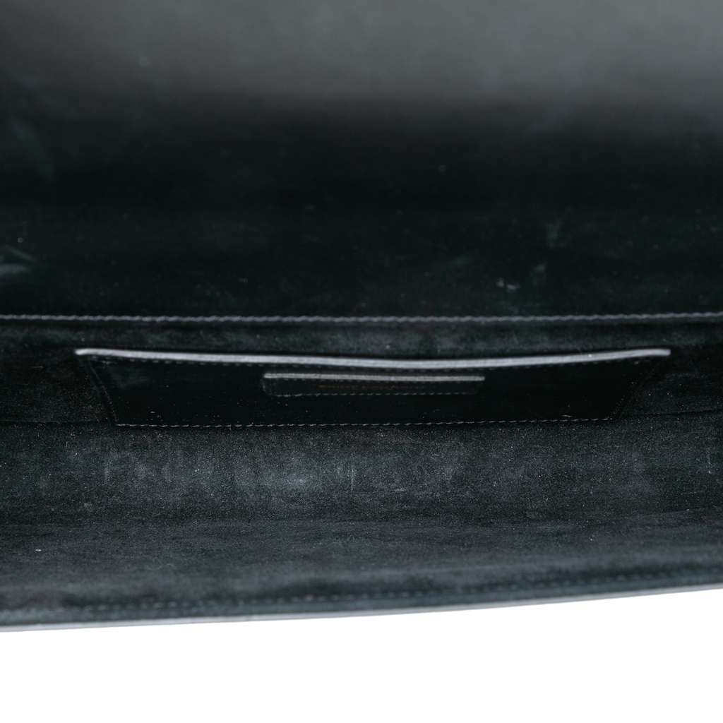 Saint Laurent Leather Monogram Cassandre Clutch - 4