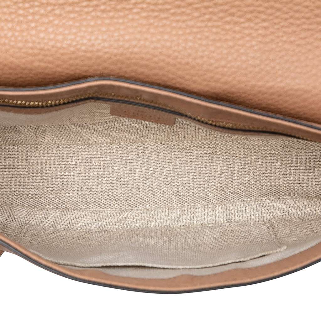 Gucci Medium Leather Soho Chain Flap Crossbody - 4