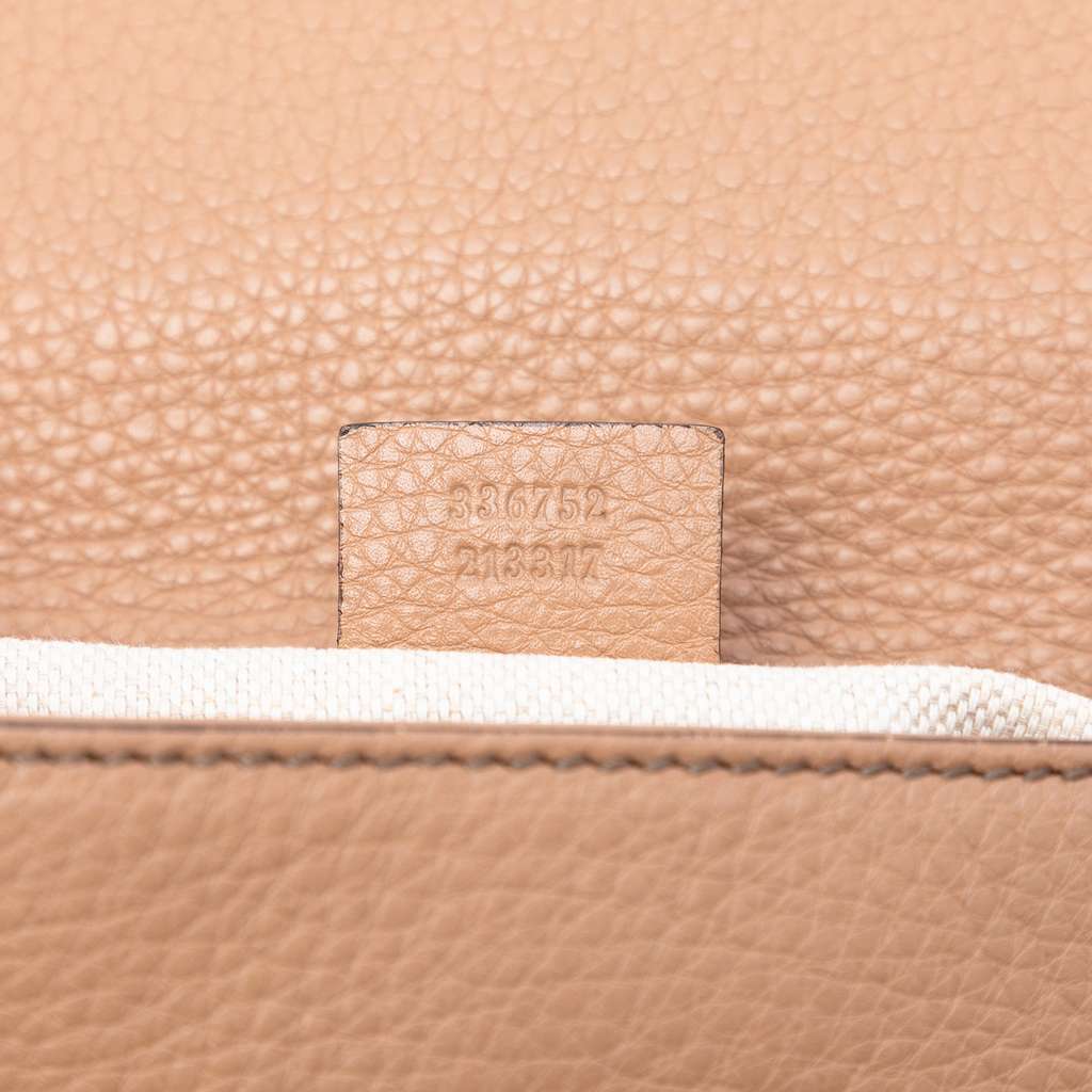 Gucci Medium Leather Soho Chain Flap Crossbody - 5