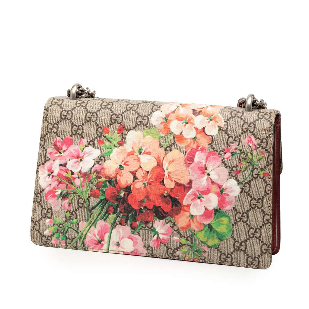 Gucci Small GG Supreme Blooms Dionysus Shoulder Bag - 2