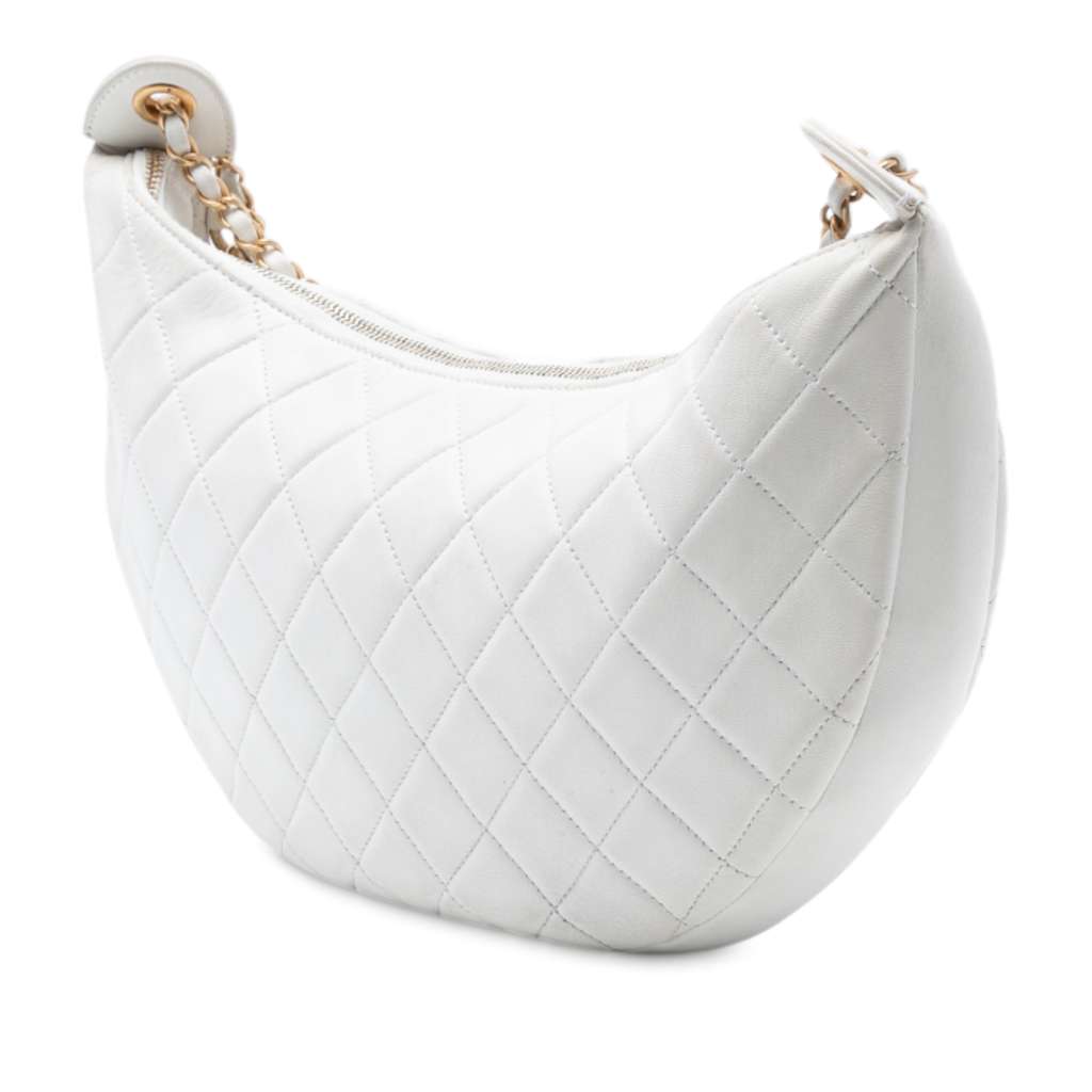 Chanel Quilted Lambskin All About Chains Hobo - 2