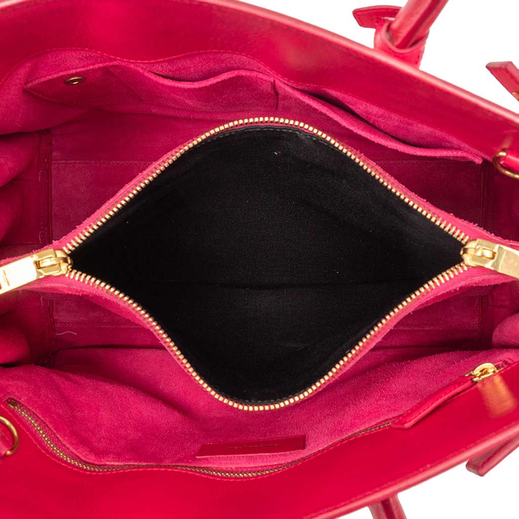 Saint Laurent Small Leather Sac De Jour Satchel - 4