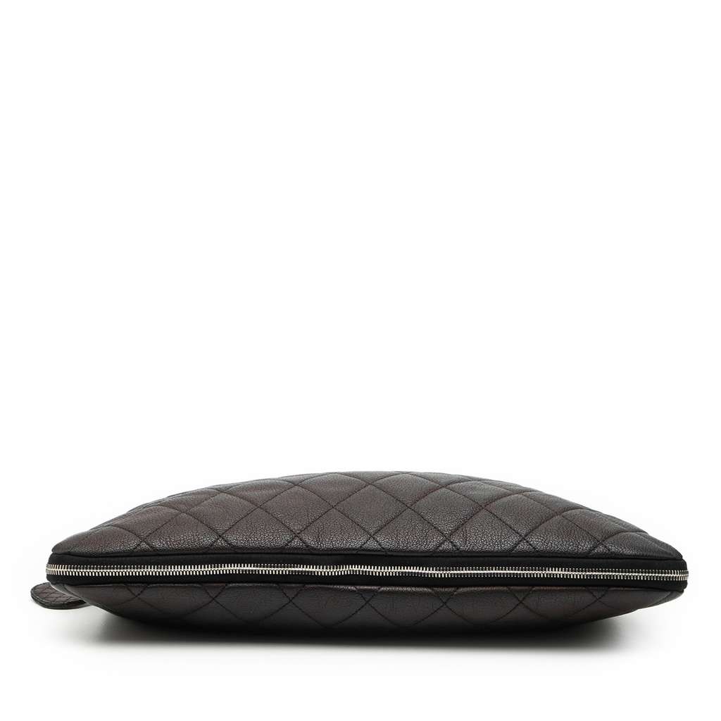 Chanel Medium Quilted Calfskin Yacht Expandable Zip Tote - 3