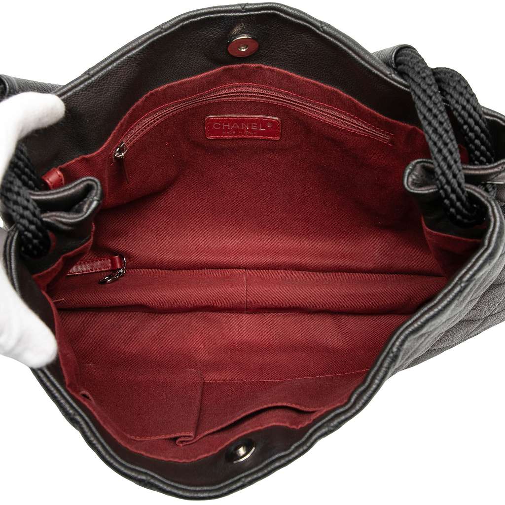 Chanel Medium Quilted Calfskin Yacht Expandable Zip Tote - 4