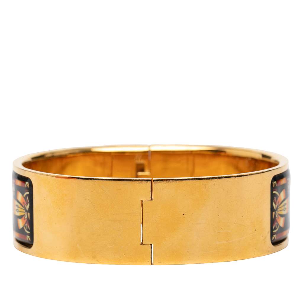 Hermès Wide Enamel Horse Loquet Bracelet PM - 3