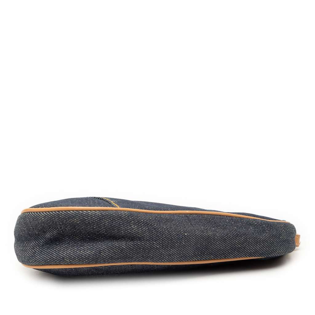 Dior Mini Denim Saddle Pochette - 3