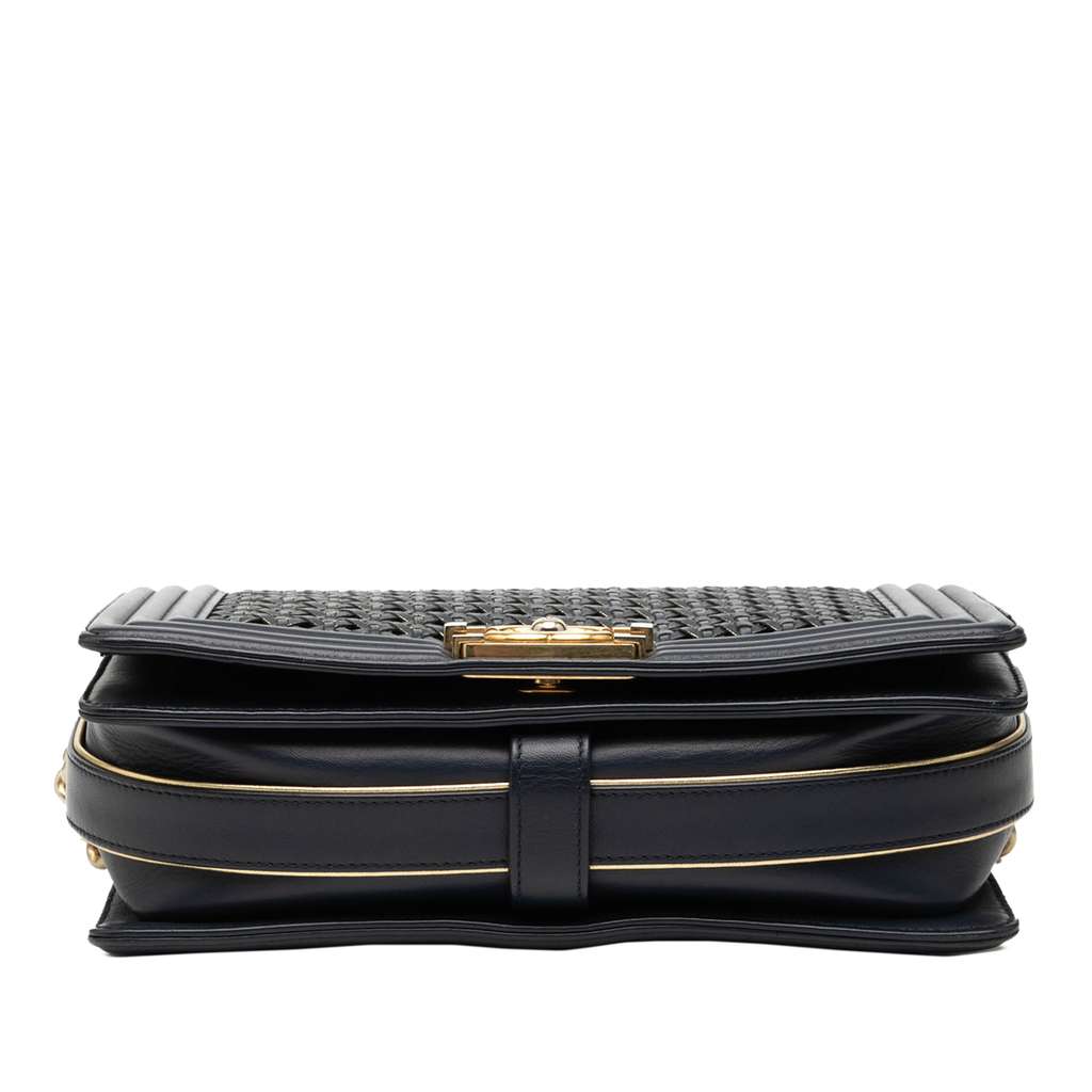 Chanel Old Medium Braided Sheepskin Boy Flap - 3