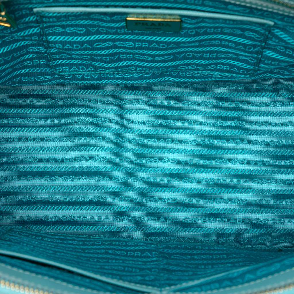 Prada Large Saffiano Lux Galleria Double Zip Satchel - 4