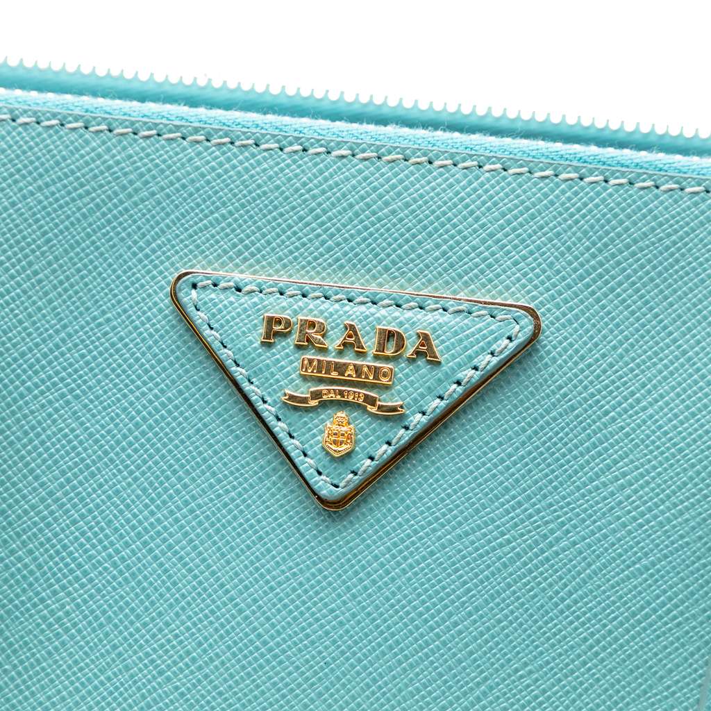 Prada Large Saffiano Lux Galleria Double Zip Satchel - 5
