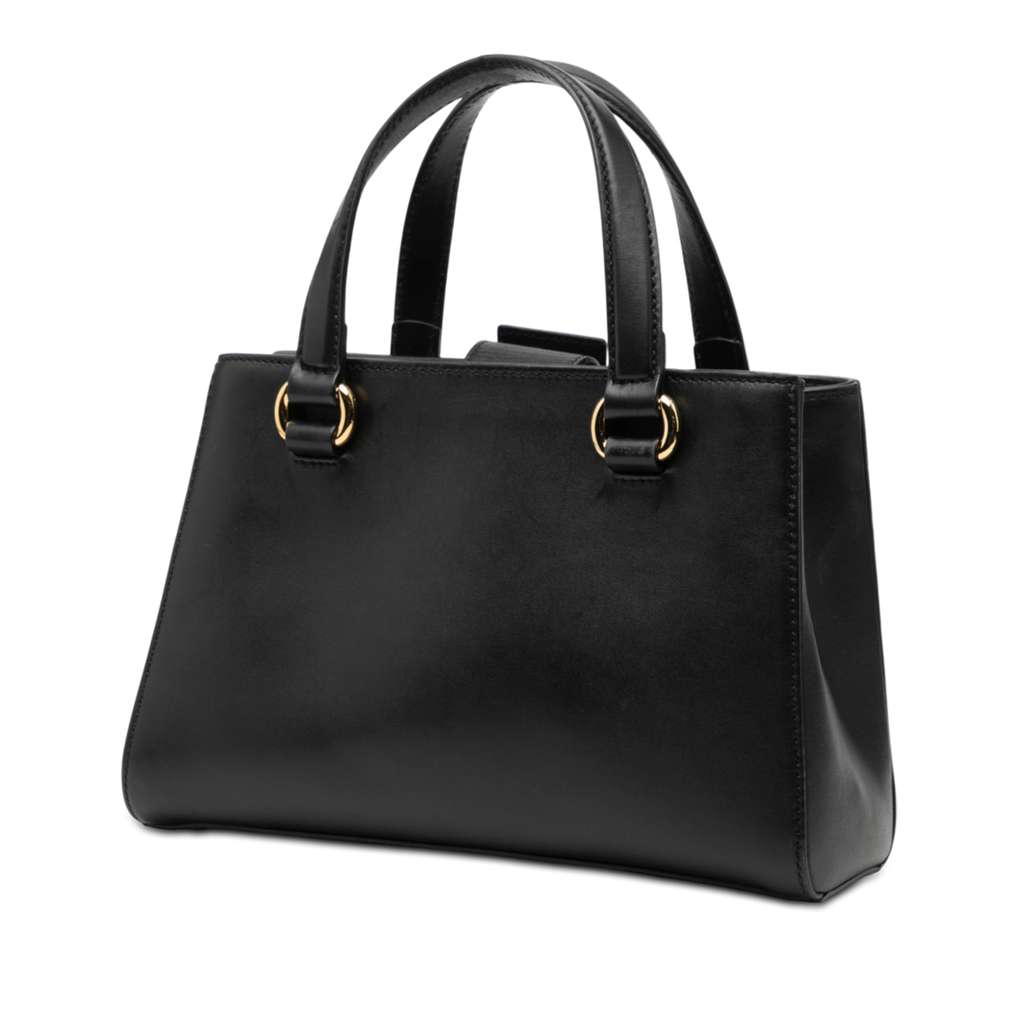 Gucci Leather Sylvie Web Top Handle Satchel - 2