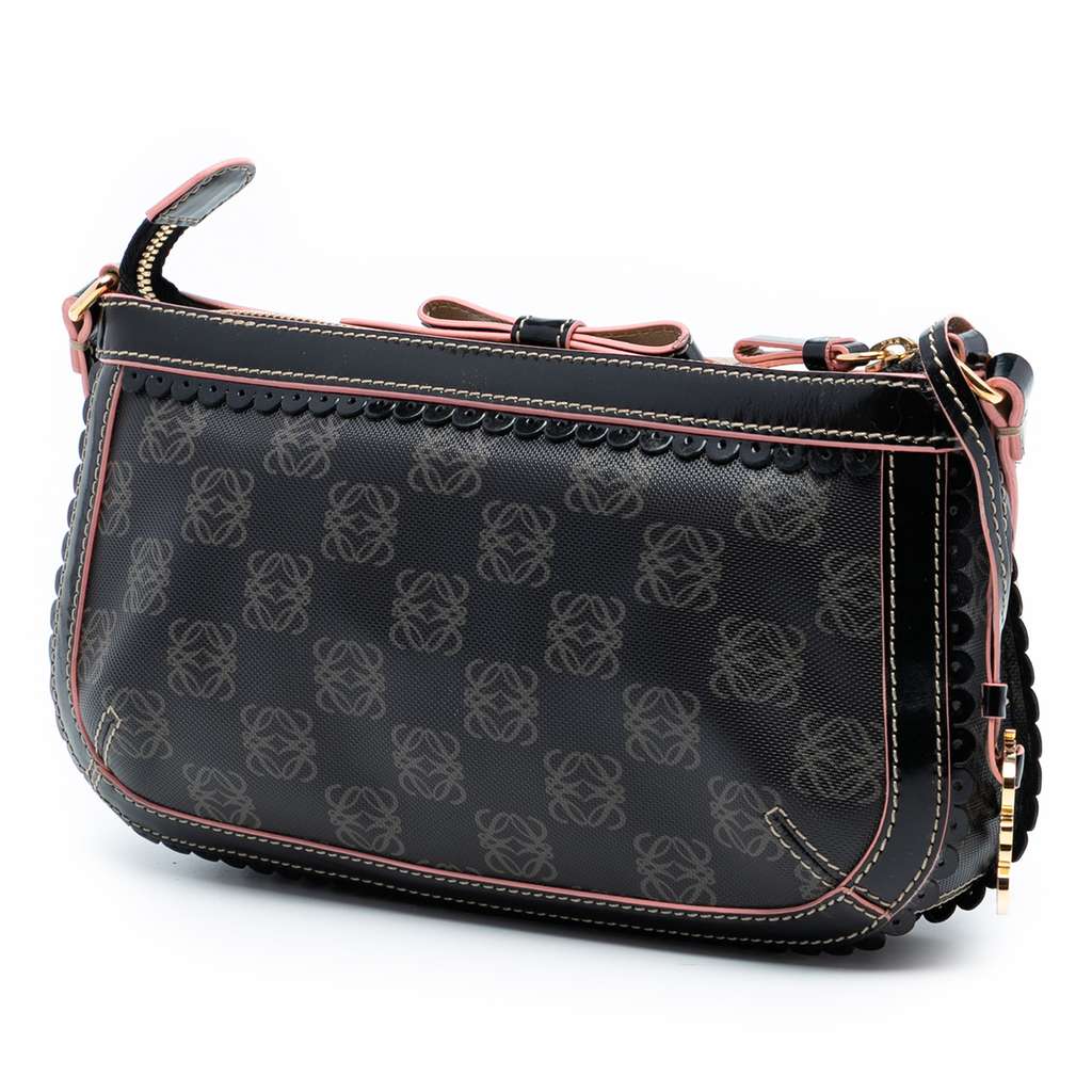 Loewe Anagram PVC Coated Canvas Shoulder Bag - 2