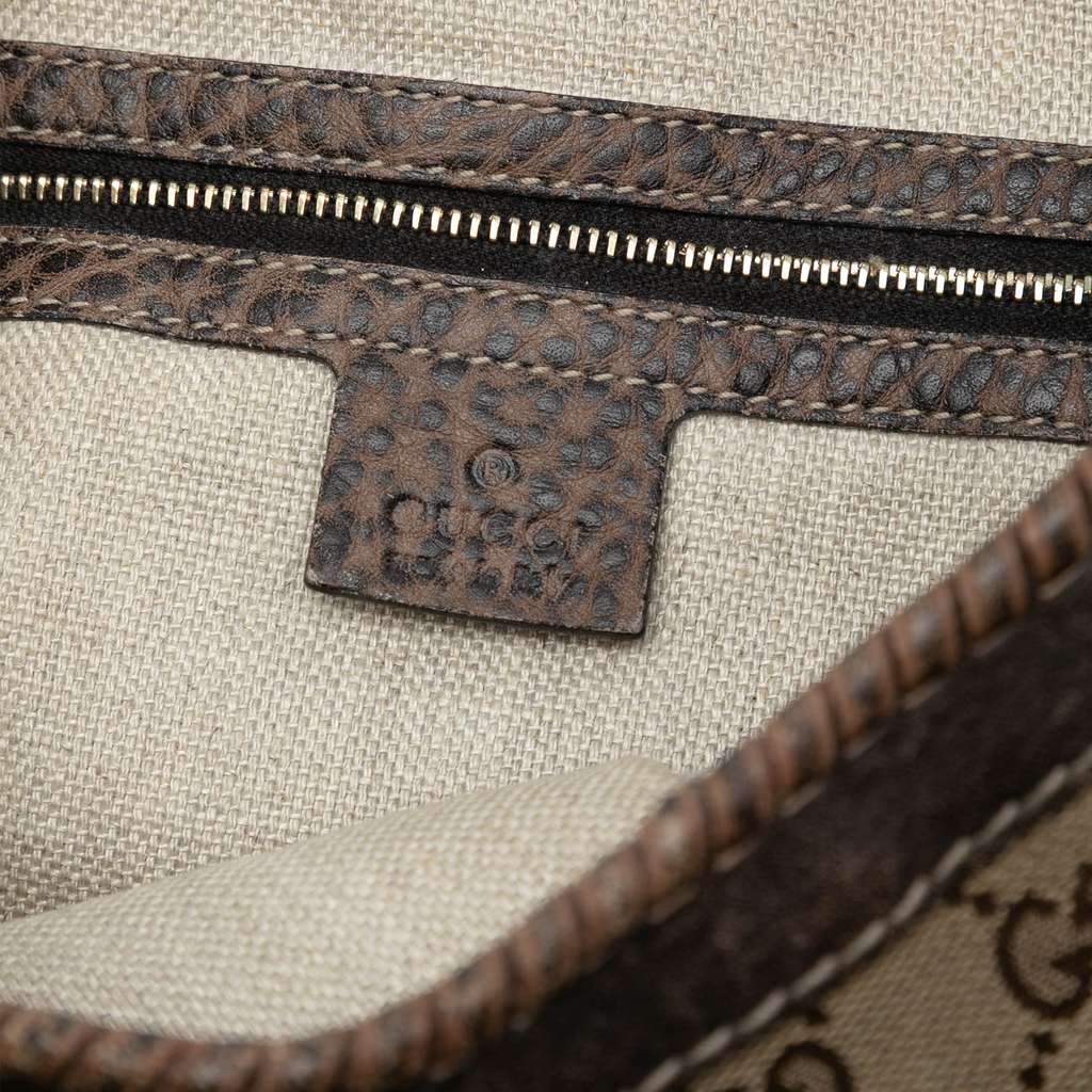 Gucci Large GG Canvas New Jackie Satchel - 5