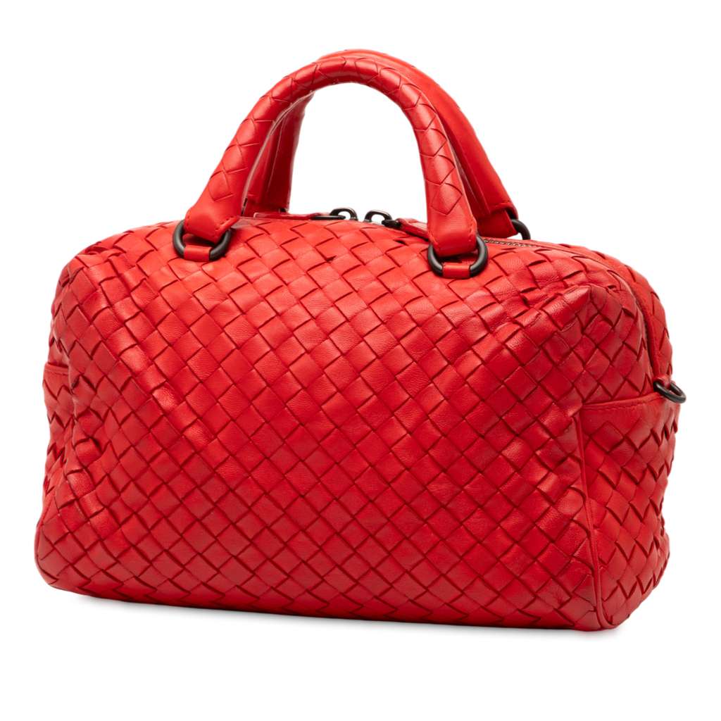 Bottega Veneta Mini Nappa Intrecciato Boston Bag - 2