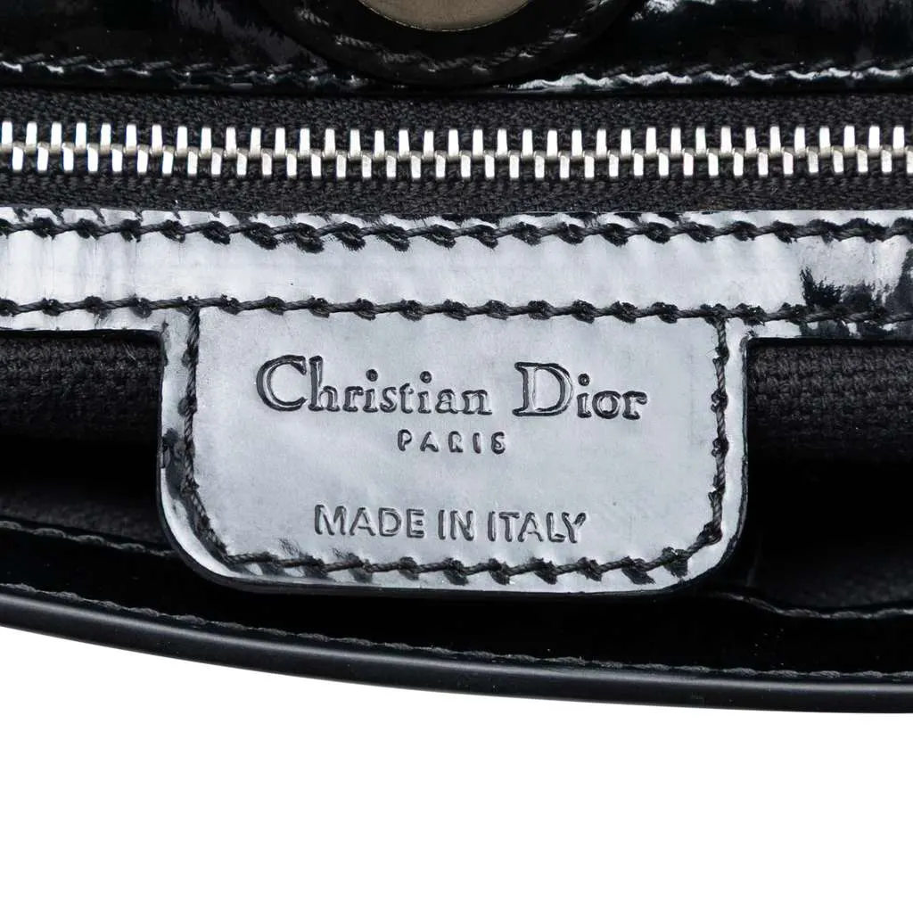 Dior Diorissimo Trotter Patent Tote Black Leather Very good - Box View