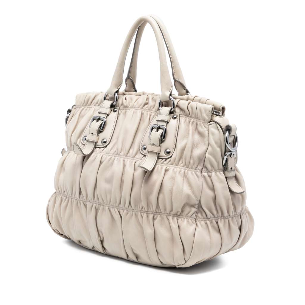 Prada Nappa Gaufre Satchel - 2