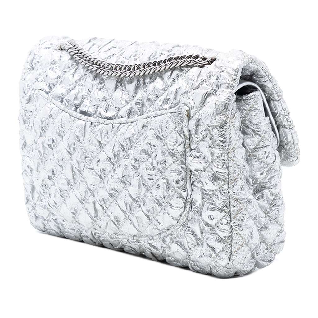 Chanel Small Classic Metallic Lame Bijoux Chain Double Flap - 2