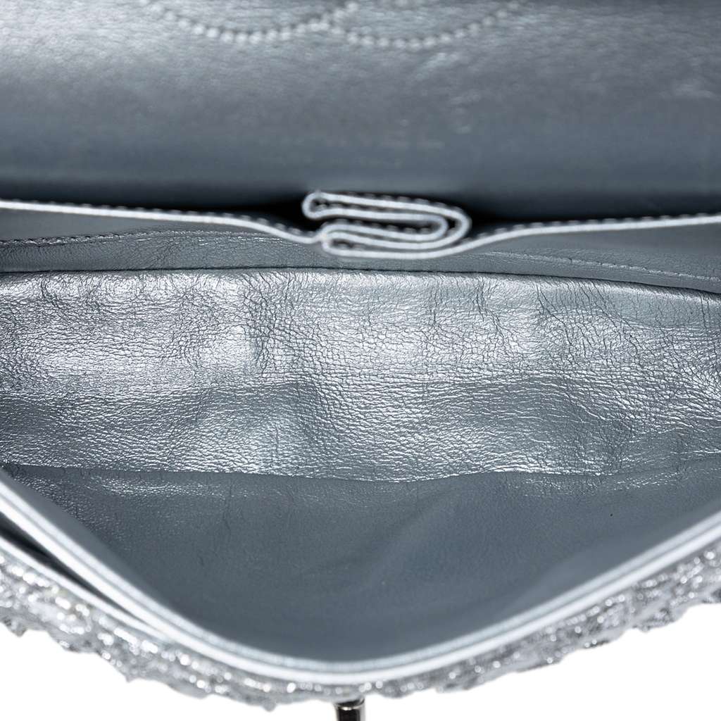 Chanel Small Classic Metallic Lame Bijoux Chain Double Flap - 4