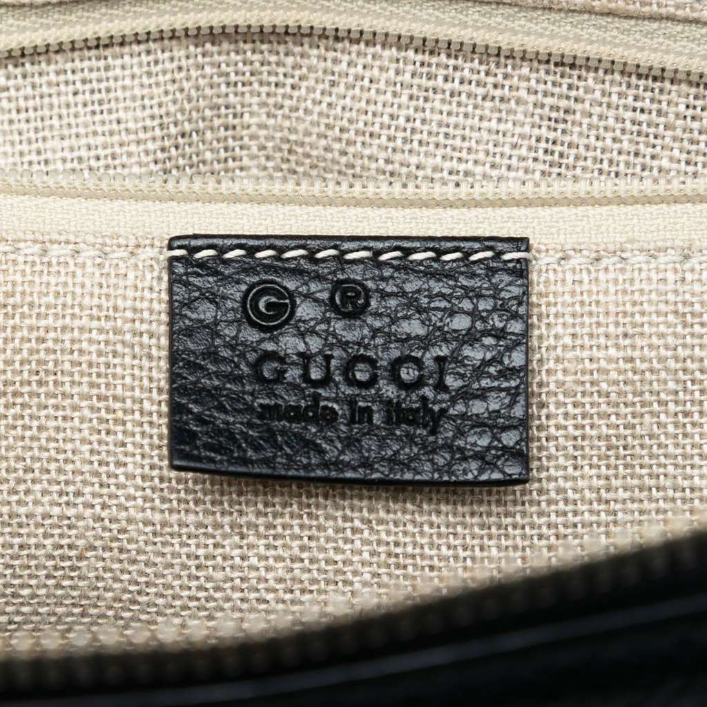 Gucci Small Dollar Calfskin GG Charm Dome Satchel - 5