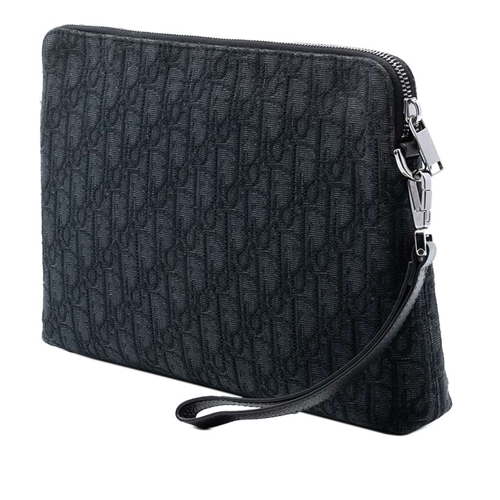 Dior Oblique Canvas A4 Zipped Pouch - 2