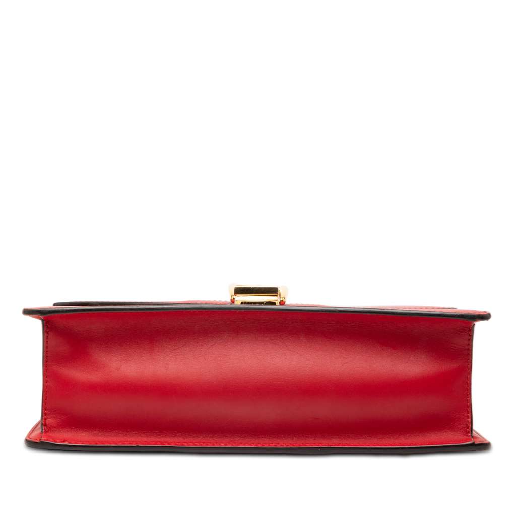 Gucci Small Leather Sylvie Web Satchel - 3