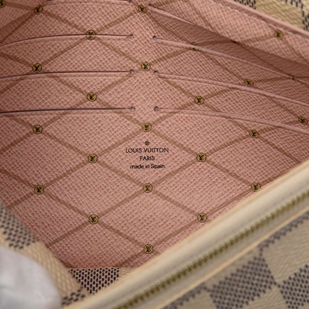 Louis Vuitton Damier Azur Summer Trunks Pochette Weekend - 5