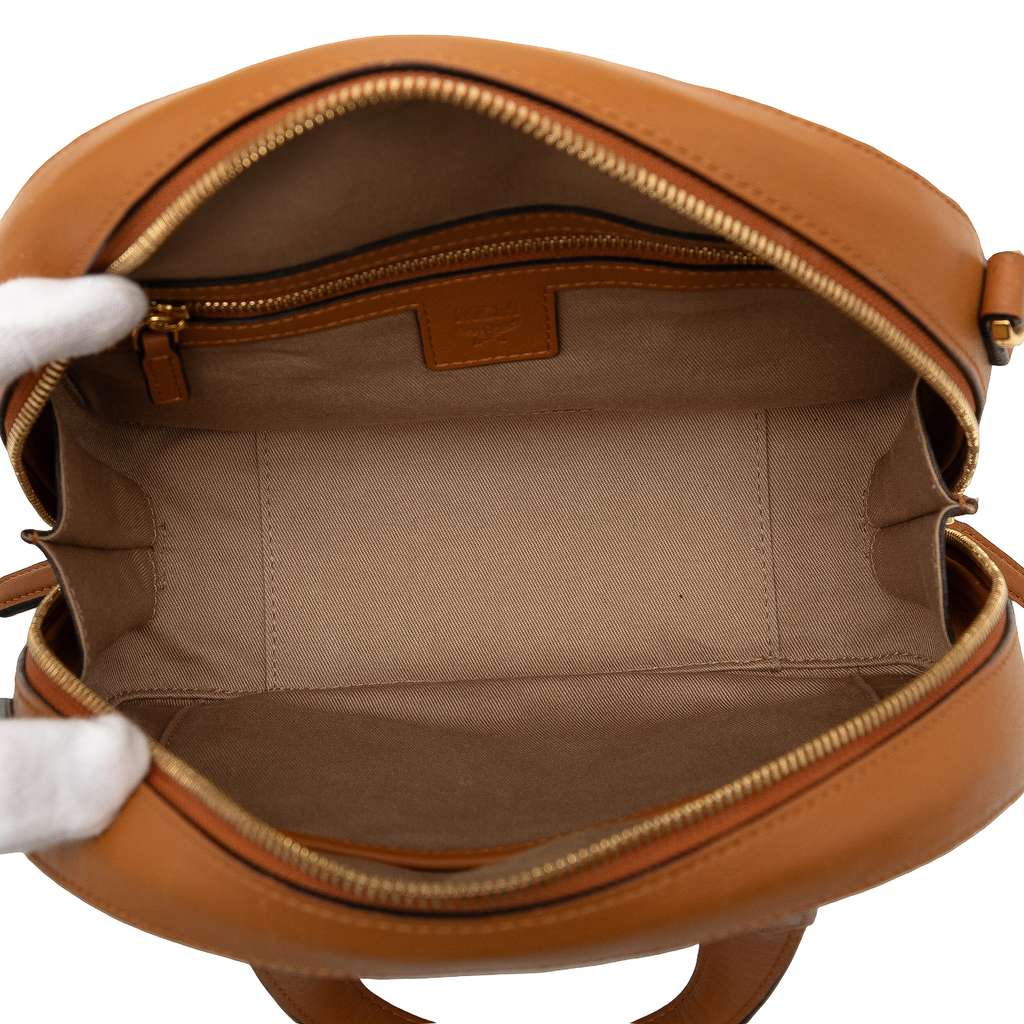 Mcm Visetos Coated Canvas Essential Disco Satchel - 4