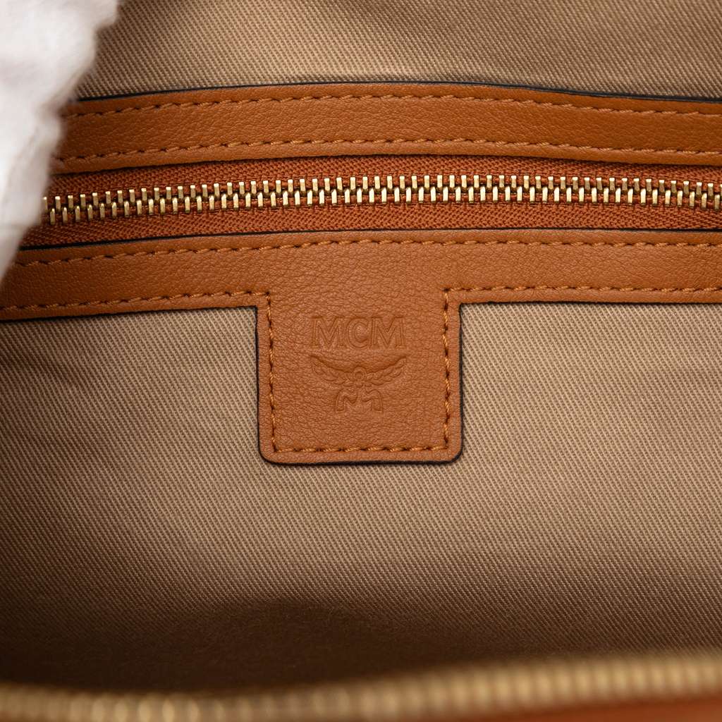 Mcm Visetos Coated Canvas Essential Disco Satchel - 5