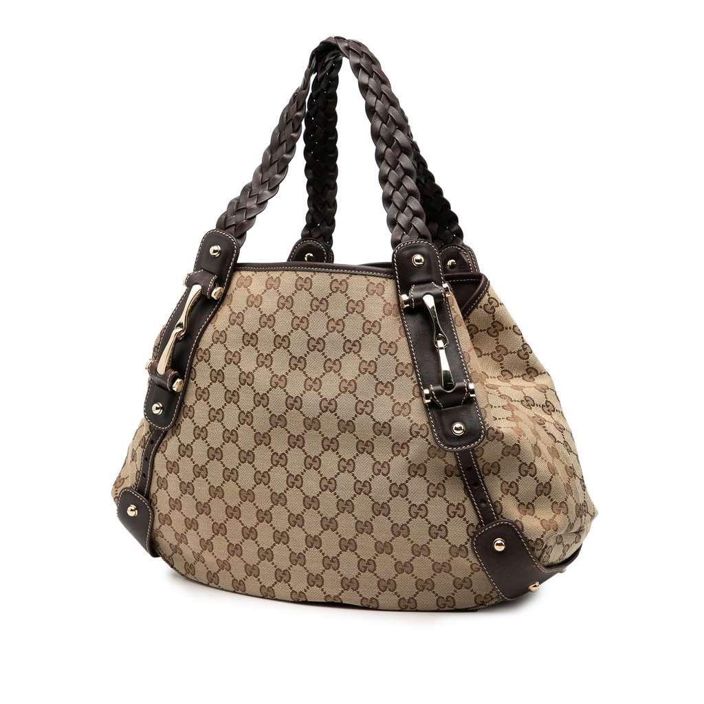 Gucci GG Canvas Horsebit Pelham Shoulder Bag - 2