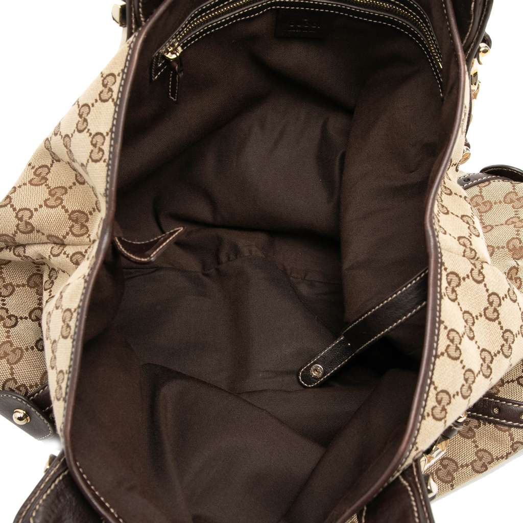 Gucci GG Canvas Horsebit Pelham Shoulder Bag - 4